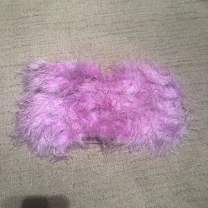 12th Tribe Purple Feathered Top